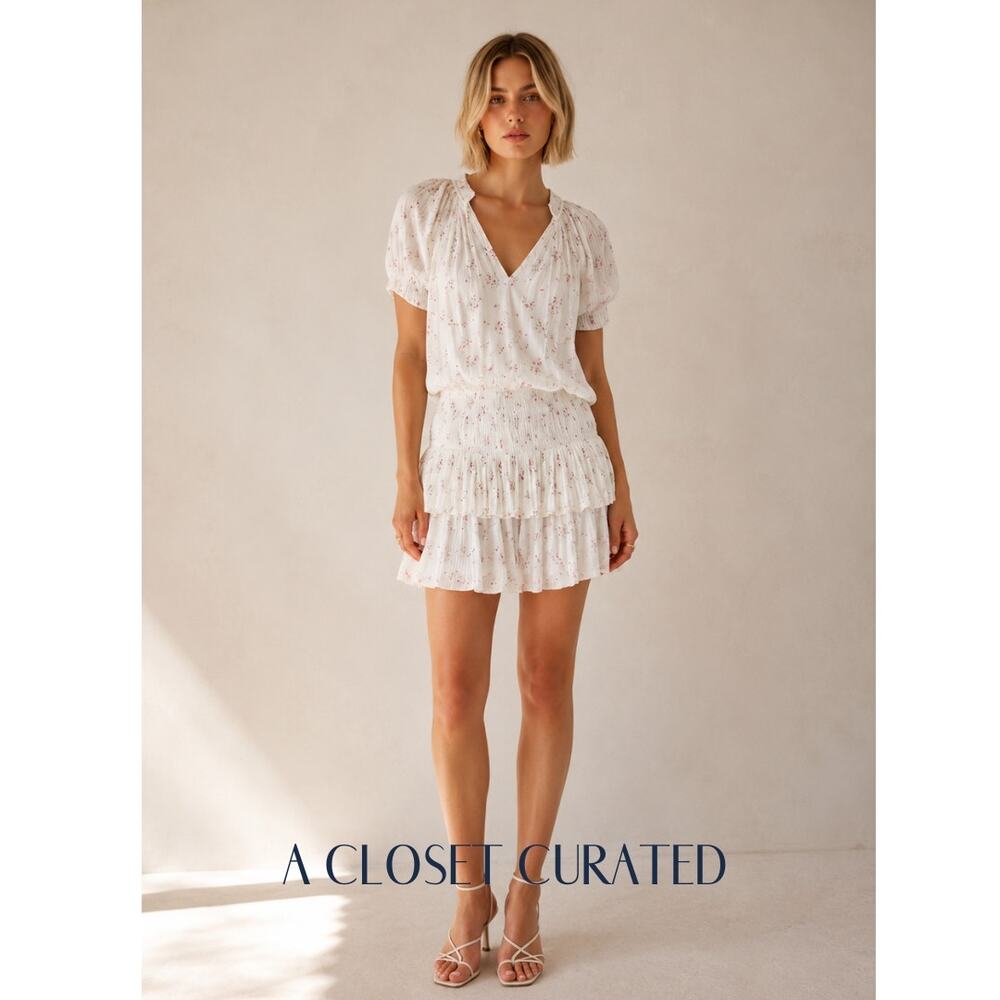 Ulla Johnson Nora Mini Dress 2 Ivory NEW